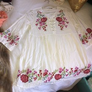 Embroidered dress